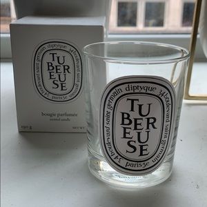 Empty Tubereuse Diptyque candle holder